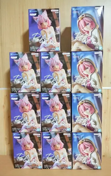 하쿠이 코요리 타카미네 루이 피규어 Relaxtime 릴랙스 타임 11점