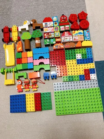 호빵맨 블록라보 블록 왜건 공원 빵 공장 SL맨 묶음 판매