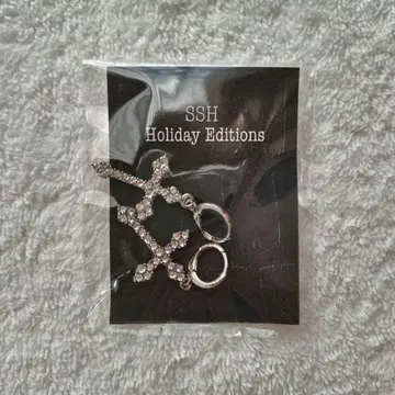 SSH 크로스 모티브 귀걸이 번개 타 사토나카 쇼도 우에노호리 마코토