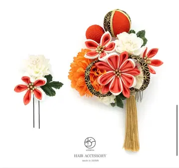 기모노관 SOUBIEN 머리 장식 머리핀 성인식 졸업식