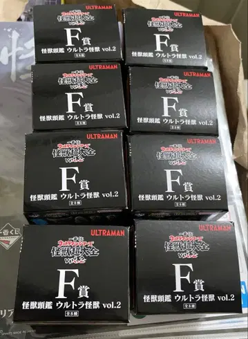 제일복권 울트라맨 시리즈 괴수 초대전 vol.2 F상 미개봉 8개 세트