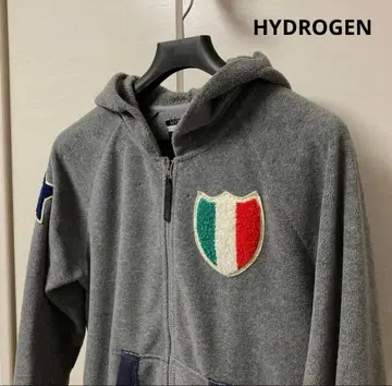 HYDROGEN 하이드로겐 플리스 후드티 후디 남성용 L