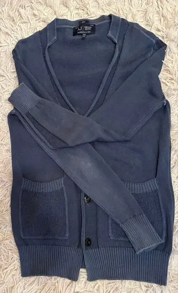 Armani Jeans 다크 블루 가디건