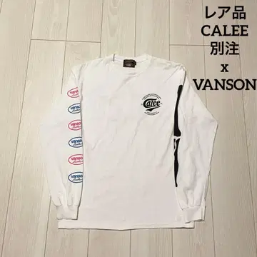 레어 CALEE 칼리 별주 x VANSON 반손 콜라보 롱 t셔츠