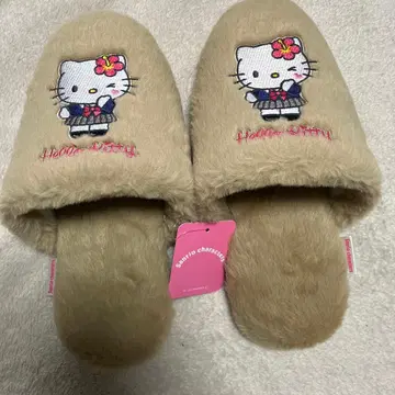 헬로키티 시마무라 콜라보 상품 룸슈즈 슬리퍼