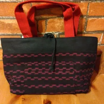 기에몽 리버서블 백 블랙 레드