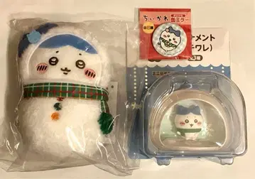 치이카와 에니마이 복권 하치와레 E F상+캔 거울 세트