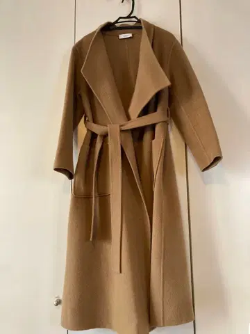 아스트라트 리버 랩 코트 롱 코트 더블 페이스 카멜 S