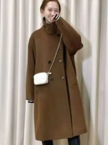 택 포함 새상품 JOURNAL STANDARD 롱 코트 브라운