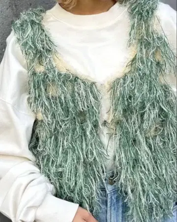 [ CIAOPANIC ] 멀티웨이 샤기 니트 뷔스티에/베스트