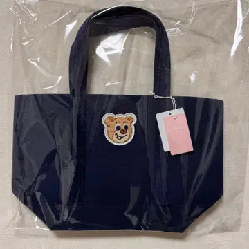 러브러리 페이러 올드 테디 와펜 토트백 네이비