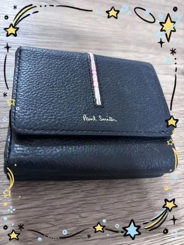 [팔로워 할인 있음] Paul Smith 블랙 3단 폴더형 지갑