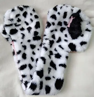 디즈니 101마리 강아지 머플러 캡 장갑 모자