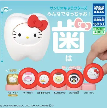 산리오 캐릭터즈 모두 함께 되자! 5종 세트 새상품 미사용