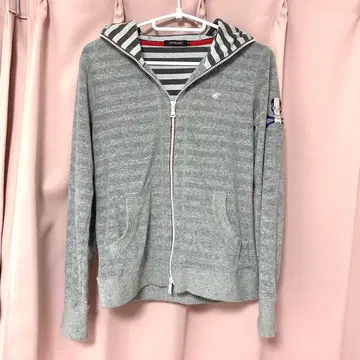 LOVELESS 라브레스 스컬 Y2K 집업 후드티 그레이 34