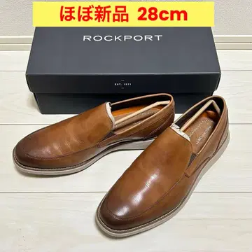 [거의 새상품] ROCKPORT 락포트 슬립온 브라운 28cm