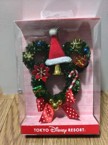 도쿄 디즈니 리조트 미키 모양 크리스마스 리스