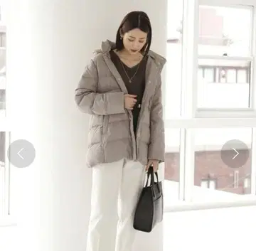 GLOBAL WORK 우츠쿠 실루엣 발수 다운 코트