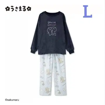 4 우사마루 L 네이비 파자마 룸웨어