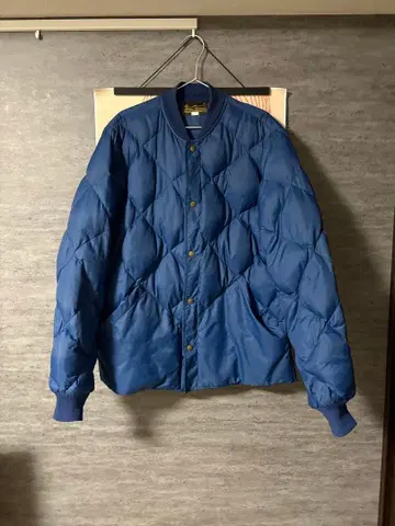 70~80s Eddie Bauer 다운 자켓 블루