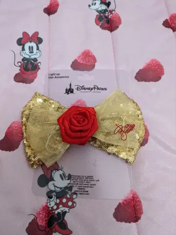 기간 한정 가격 인하! 해외 디즈니 벨 머리띠 리본