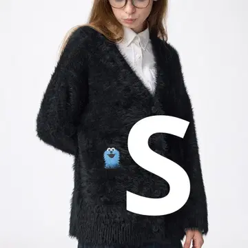 GU 퍼펫 스 오버사이즈 가디건 S