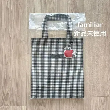 [ 미사용 새상품 ] familiar 파밀리아 깅엄 체크 백