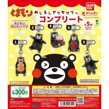 [ 익명 배송 ] 전 5종 컴플리트 세트, 쿠마몬 메지루시 액세서리