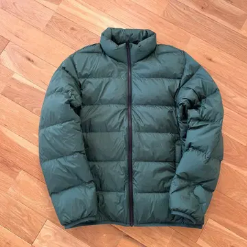 유니클로 울트라 라이트 다운 자켓 3D 컷 그린 S