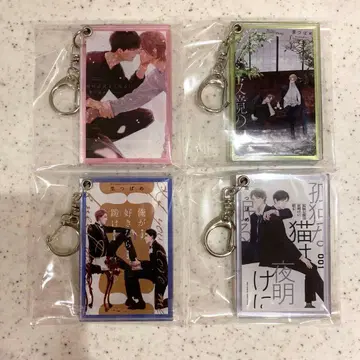 사토 제비 콜라보 카페 CAFE SWALLOW 슬라이드 아크릴 키링