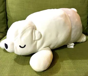 화이트 곰 봉제 인형 중형