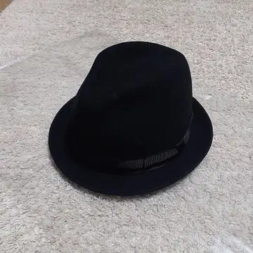 일본제 ca4la 펠트 햇 블랙 리본 사이즈 M