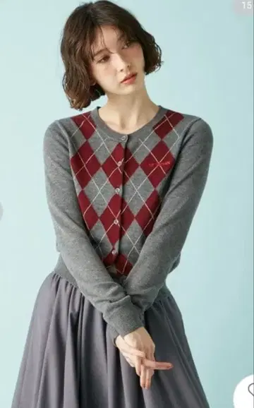 릴리 브라운 아가일 가디건