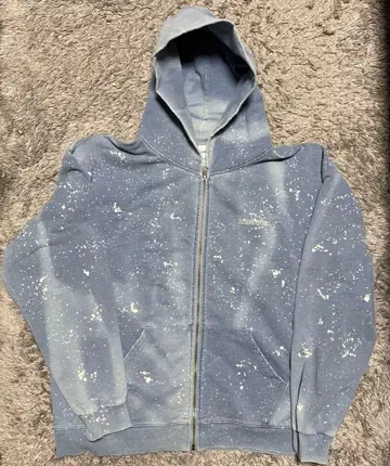 thisisneverthat 네버댓 지퍼 후드티 스플래터 패턴