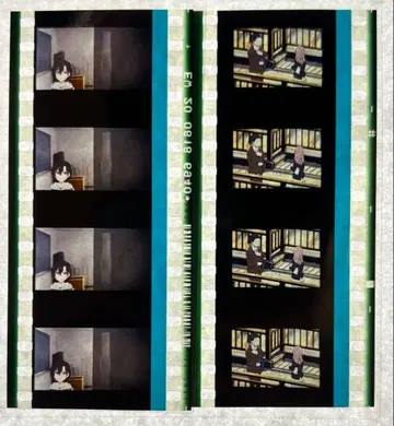 목소리의 형태 필름 조각 2점