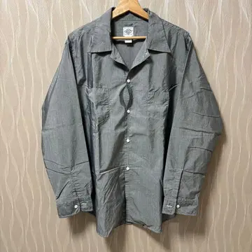 포스트 오버올즈 셔츠 그레이 L 3211-FC2 헤더 샴브레이