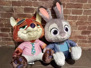 2종 주디 닉 슈퍼 라지 봉제 인형 주토피아2