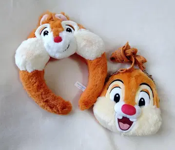 디즈니 칩과 데일 데일 머리띠 & 패스케이스 세트