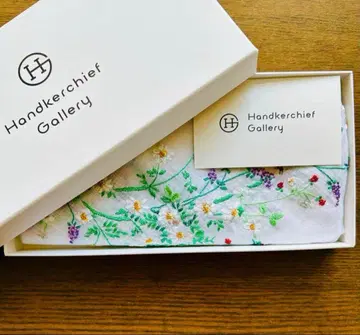 손 자수 손수건 [ 마이 가든 ] 포앙포앙