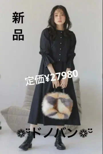 도노반 펄 베스트 원피스 세트 블랙 F 졸업식 입학식