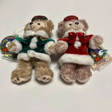 택 포함! 2012 X'mas 인형 배지 더피 & 셰리 메이 세트