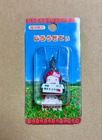 지역 한정 키티 후쿠오카 한정 하카타 토요노카 딸기 마스코트 참