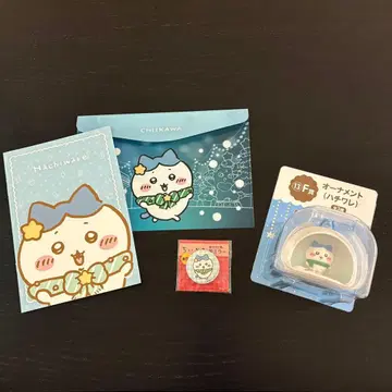 치이카와 에니마이 복권 2025 하치와레 오너먼트 치이카와 캠페인 3종