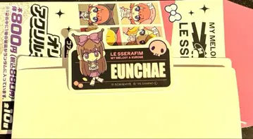 LE SSERAFIM 은채 오리지널 아크릴 네임 배지 쿠로미