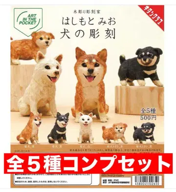 하시모토 미오 강아지 조각 전 5종 컴프 세트