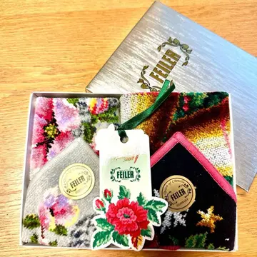 페이러 크리스마스 손수건 세트 FEILER