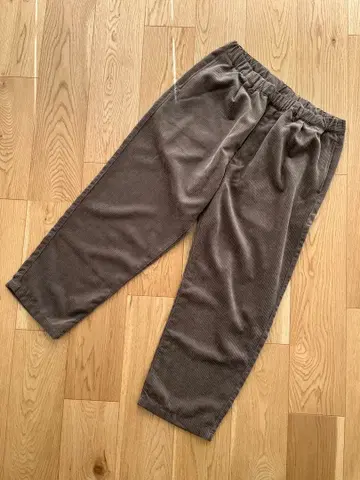 MUJI Labo 무지 라보 코듀로이 와이드 팬츠 브라운