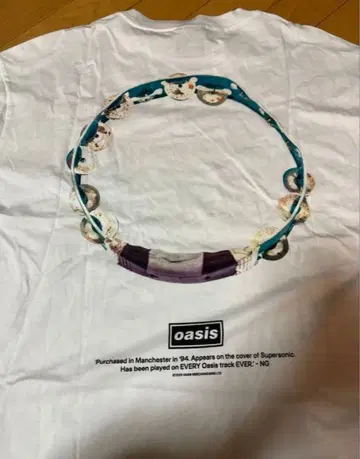 oasis 공식 탬버린 T셔츠 오아시스