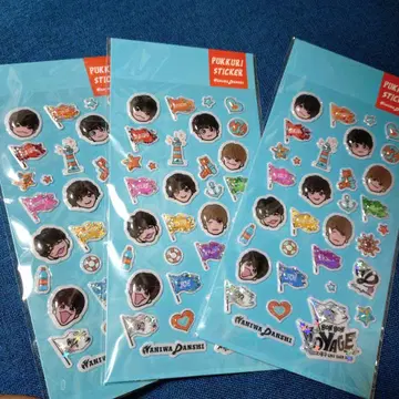 나니와단시 통통 씰 스티커 3개