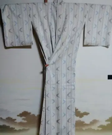 순수 실크 오지야  (이중 기모노) (마스와이야) 161x68